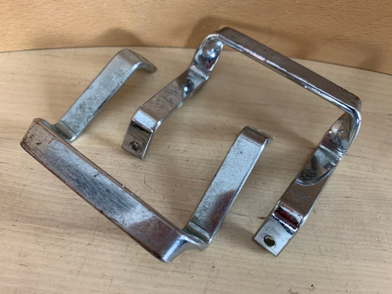 2 Marching Snare Drum Rim Bottom Side Hoop Wire Pass-Through Gate Guard Brackets