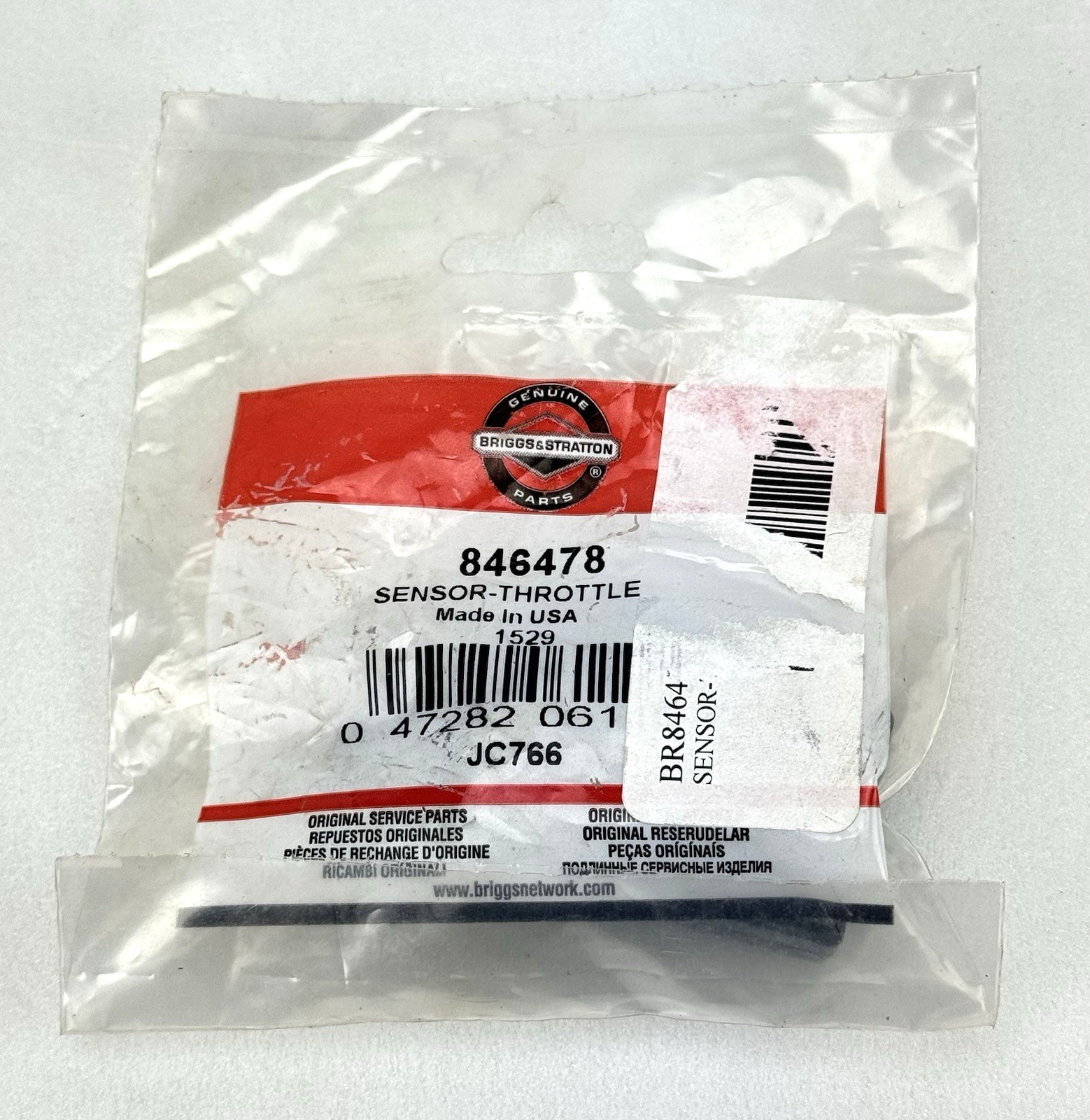 Genuine OEM Briggs & Stratton 846478 THROTTLE SENSOR 61E477 61E977 61G477 61G977