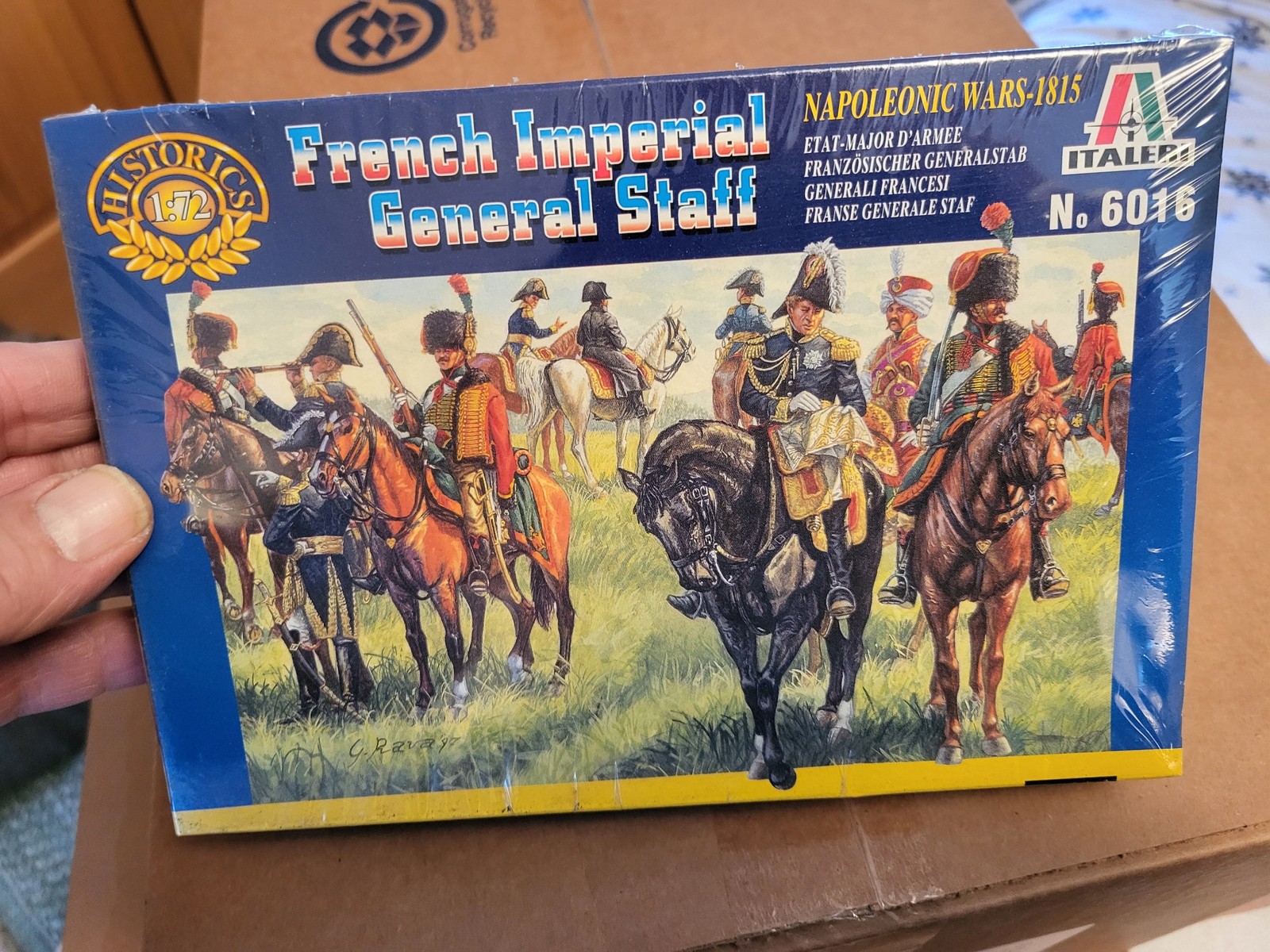 Italeri French Imperial General Staff Napoleonic Wars 1815 Soldiers1/72 #6016