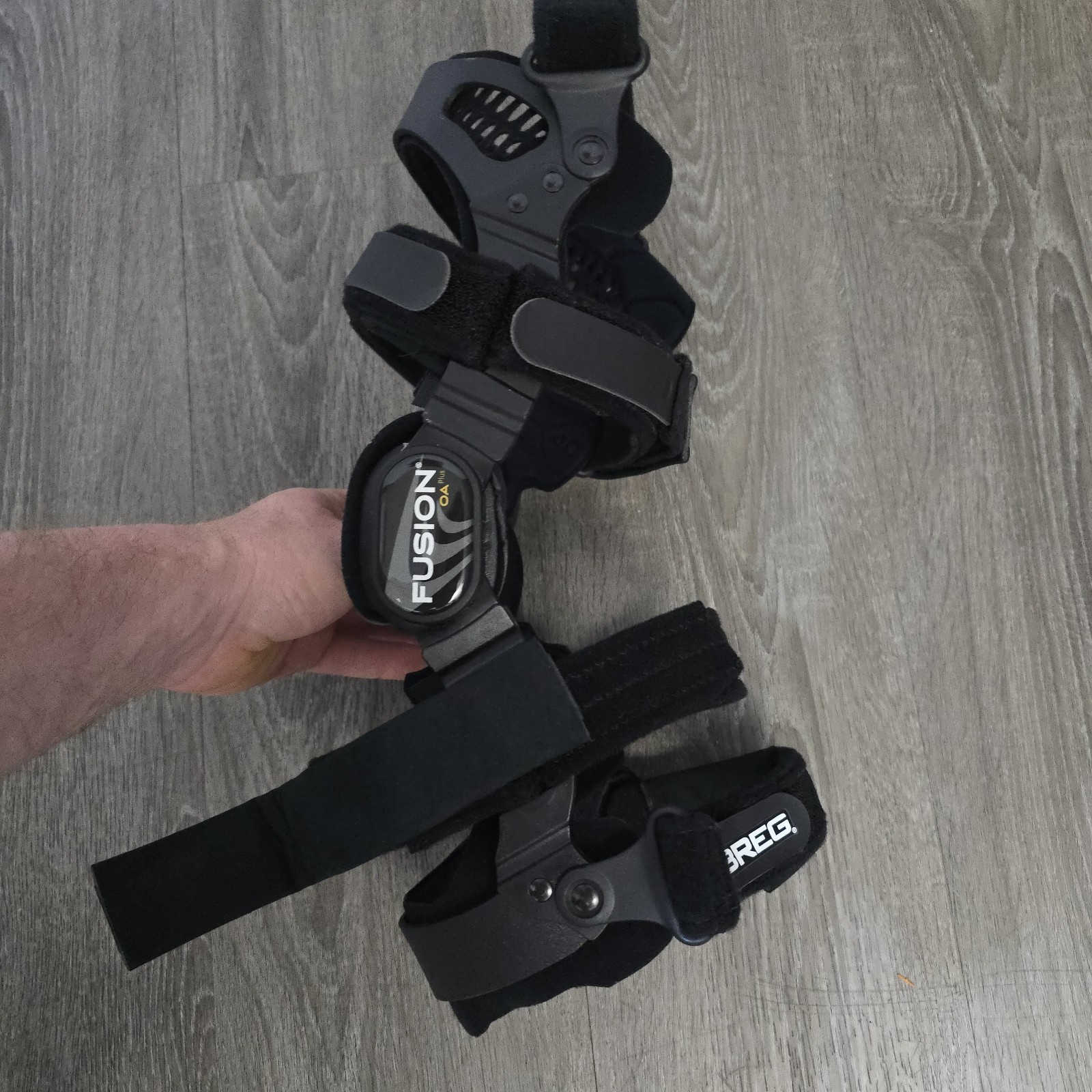 Breg Fusion OA Plus Right Knee Brace Size Large Unloader Osteoarthritis CLEAN!