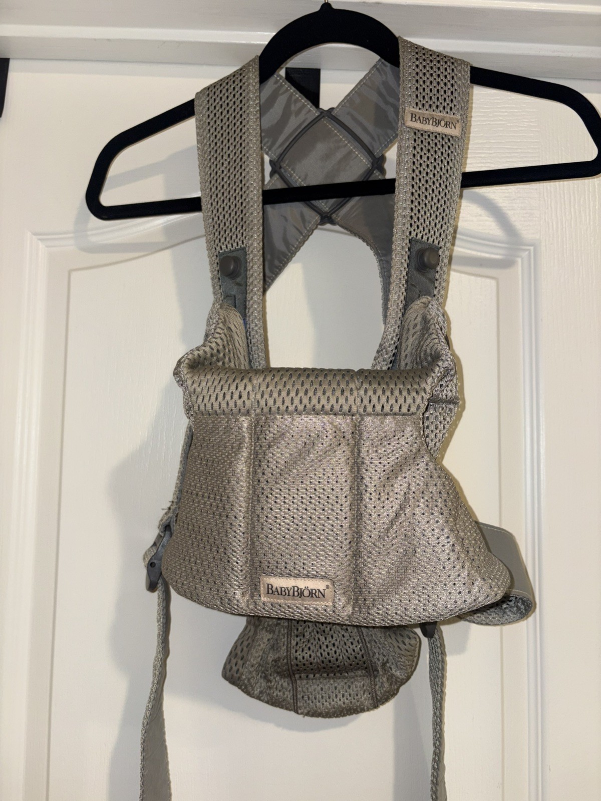 BabyBjorn Baby Carrier Mini, 3D Mesh, Grey-Taupe 