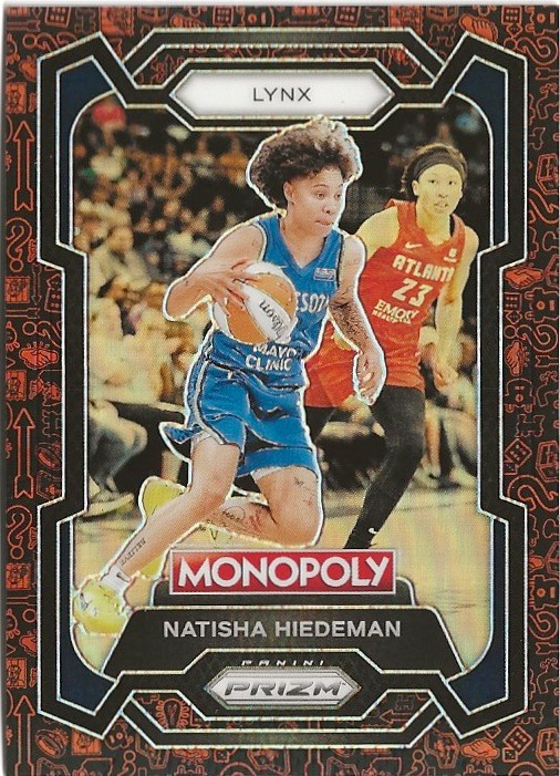 2024 Panini Prizm Monopoly WNBA Natisha Hiedeman Icons Red Prizm SP Lynx