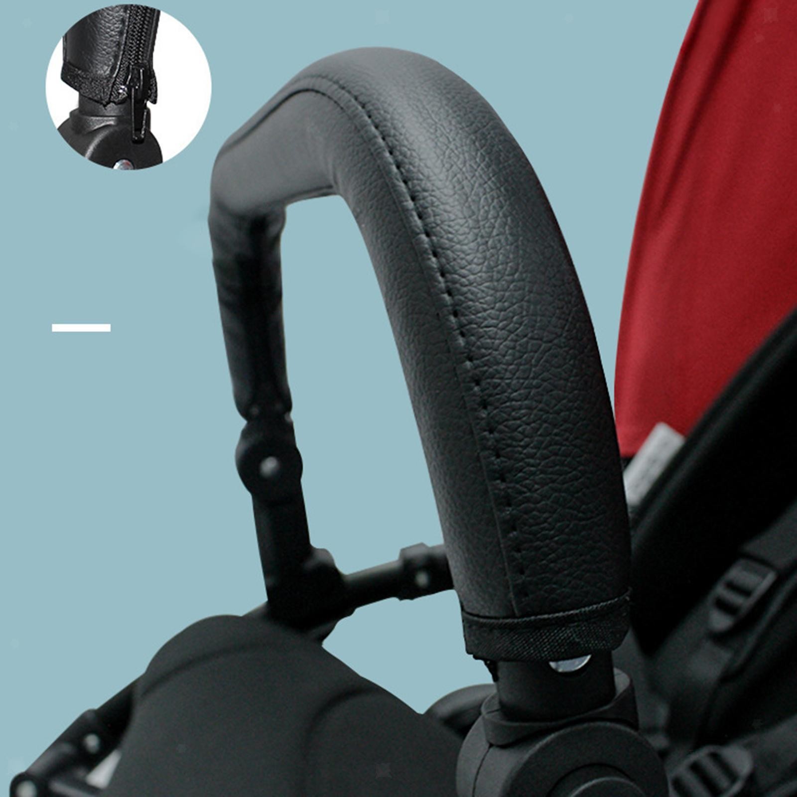 Baby Trolley Bar Trolley Accessories Universal Easy to Install with PU Leather