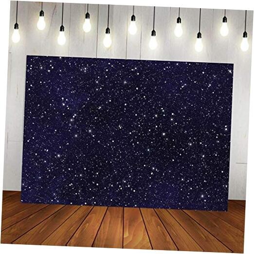 Night Sky Star Backdrops Universe Space Theme Starry Photography Backdrop 5x3ft