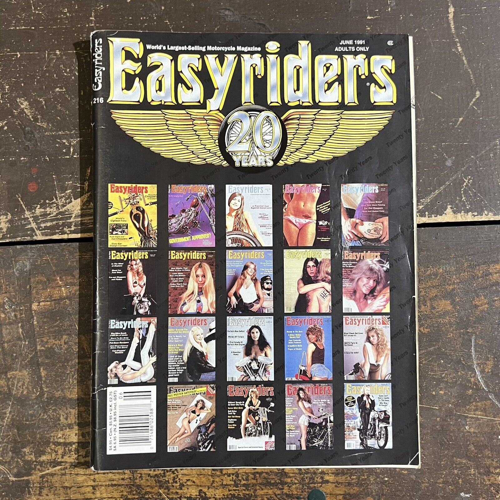 Easyridwrs Magazine June 1991 vintage bikers special edition vtg