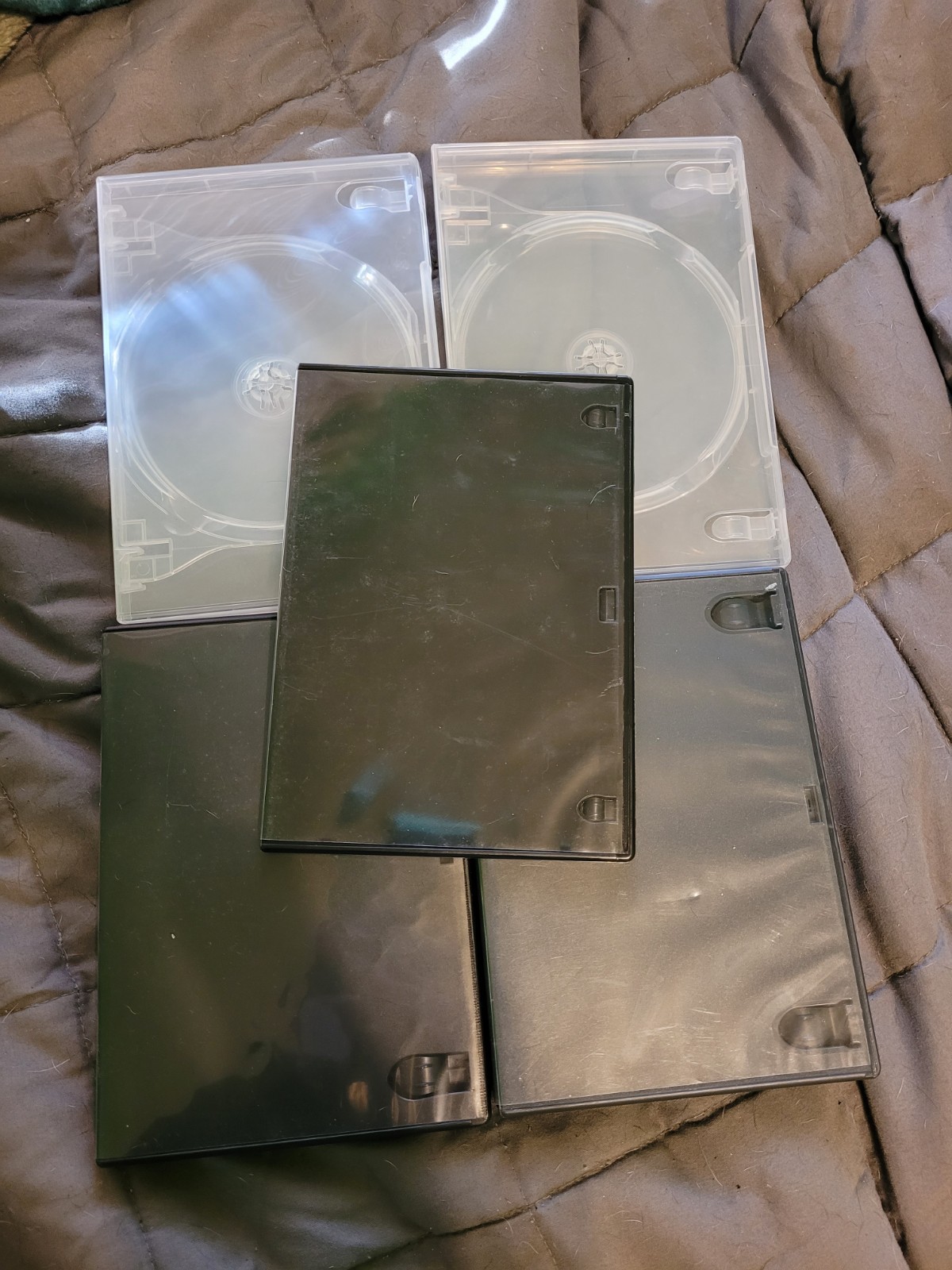 Lot Of Five Empty Dvd Cases