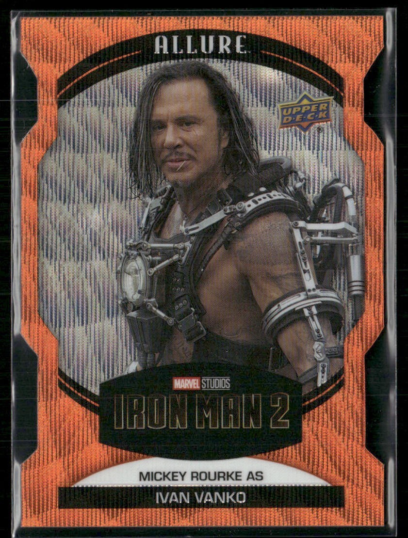 2022 UD Marvel Allure Orange Slice Die Cut #6 - Mickey Rourke as Ivan Vanko