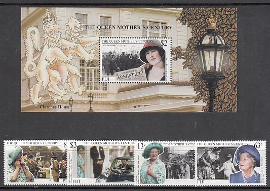 Fidji - Mail Yvert 876/9+H 34 ** Mnh