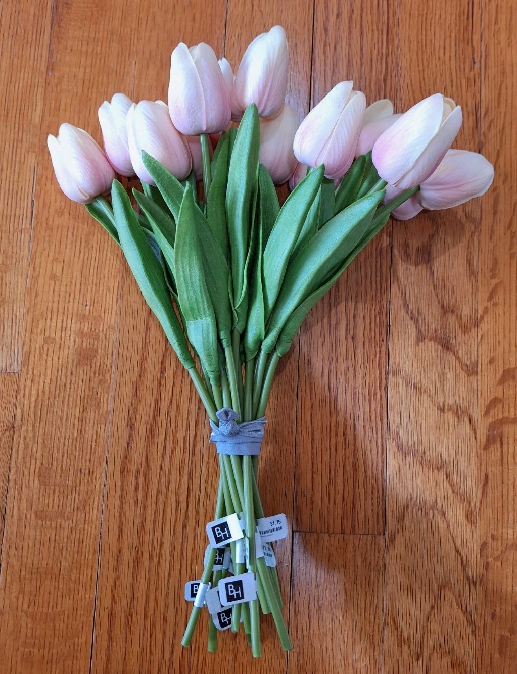 Bundle Of Artificial Real Touch Small Tulips Pink Wedding Home Decor