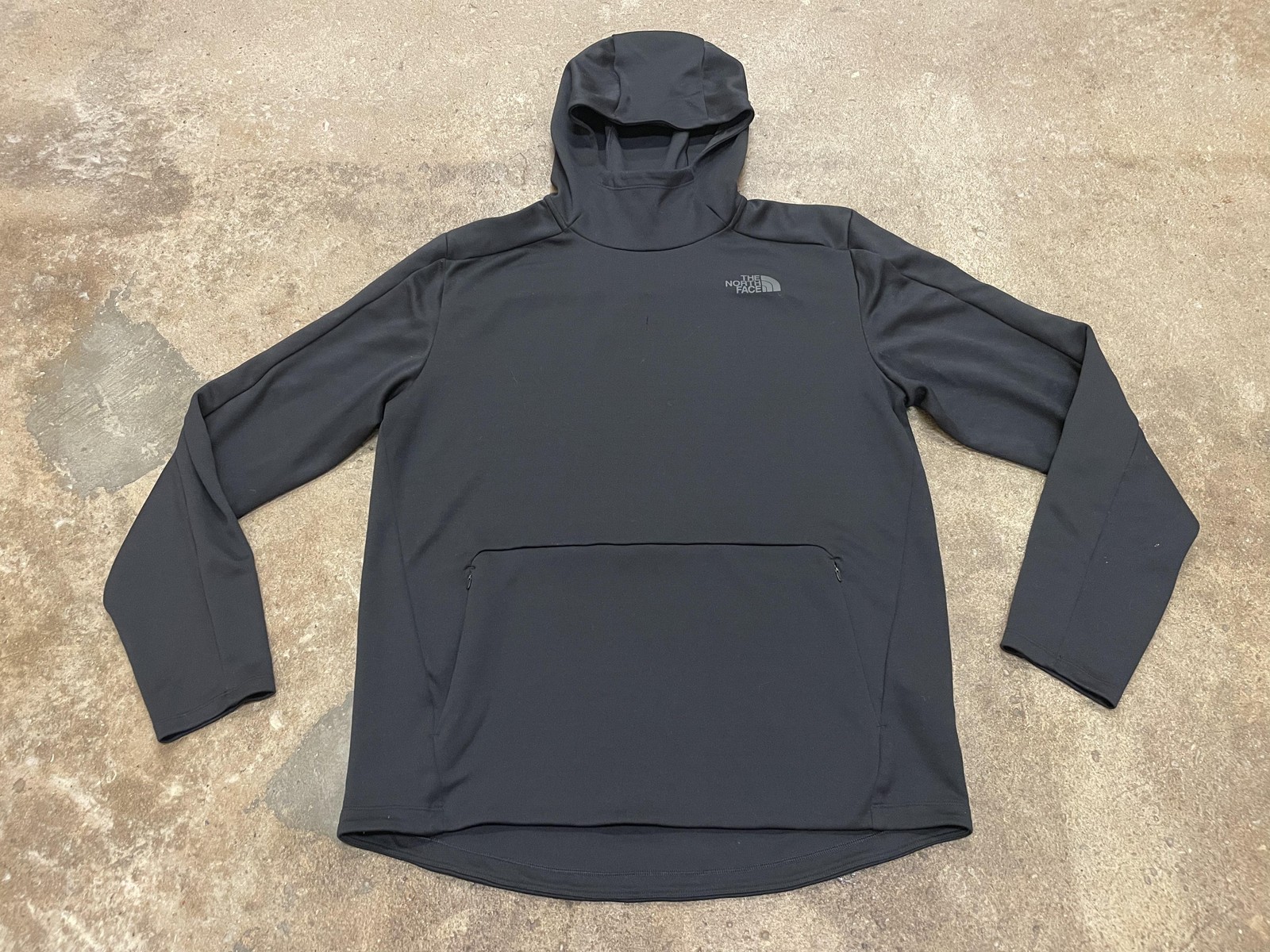 The North Face Hoodie Mens Medium Black Pullover Lightweight Hiking Trail