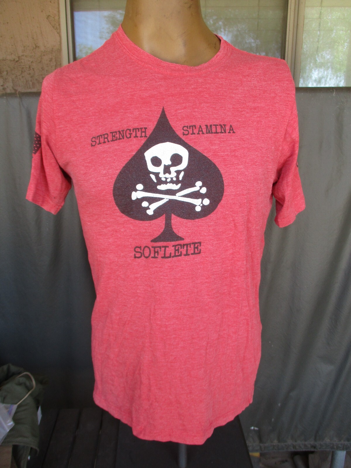 SOFLETE Tactical T Shirt, STRENGH STAMINA, MEDIUM