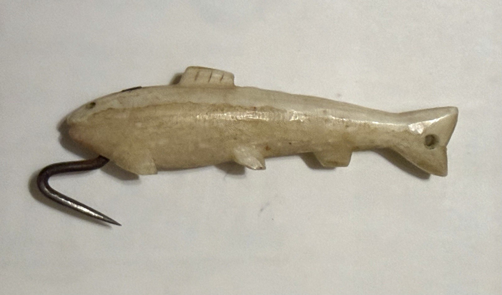 Alaska Inuit Eskimo Fish Hook Circa mid 19th century In Condition