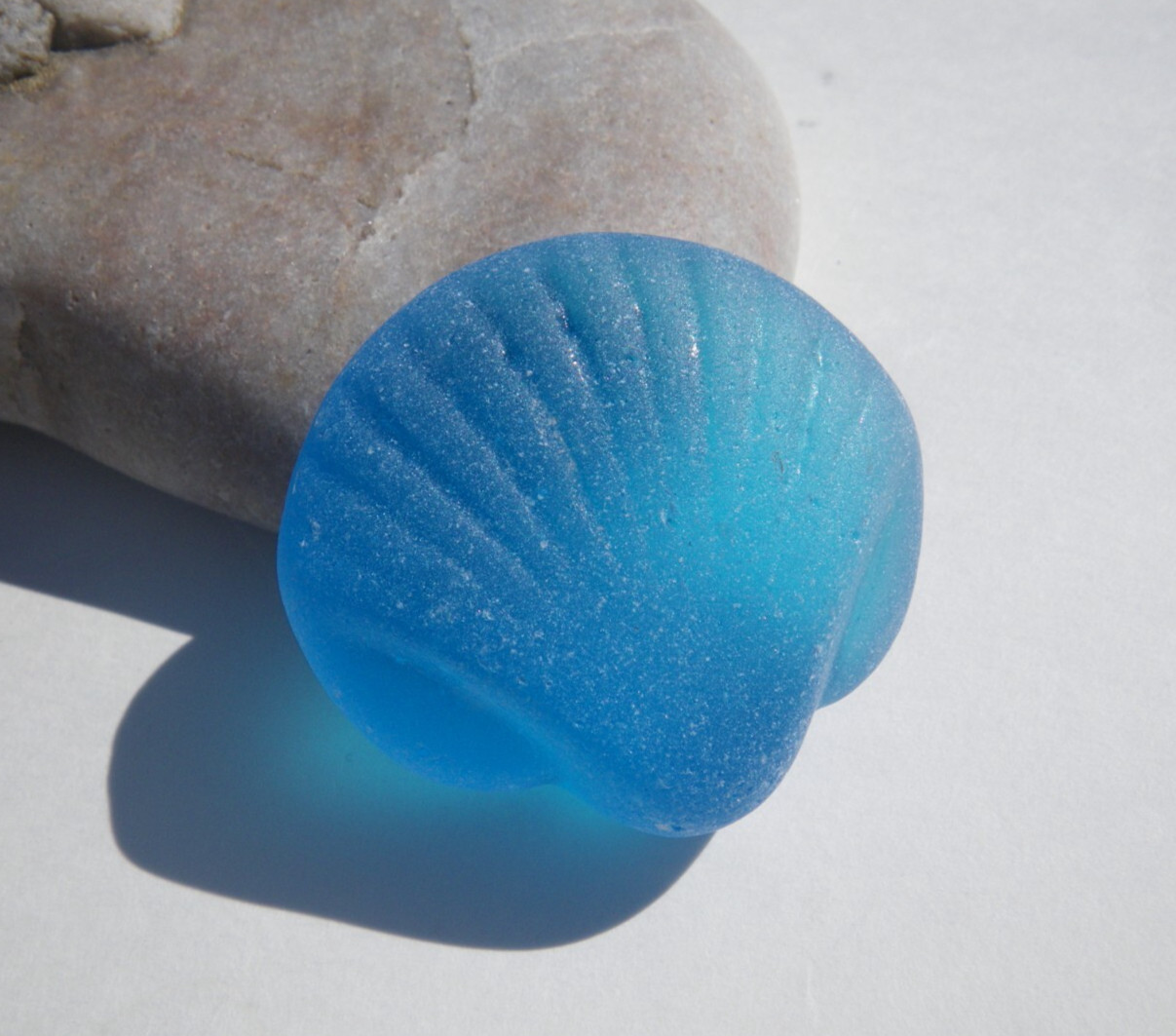Sea Glass,  Turquoise  Shell