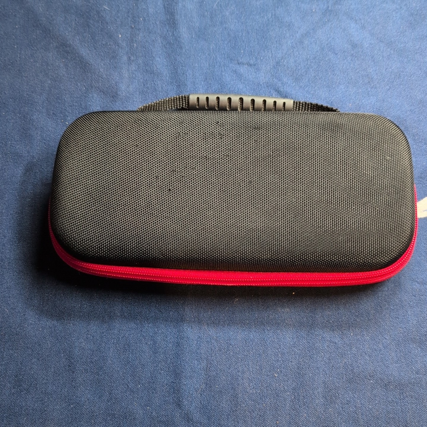 Nintendo Switch Protable Black/red Travel Case With Accessory Pouch