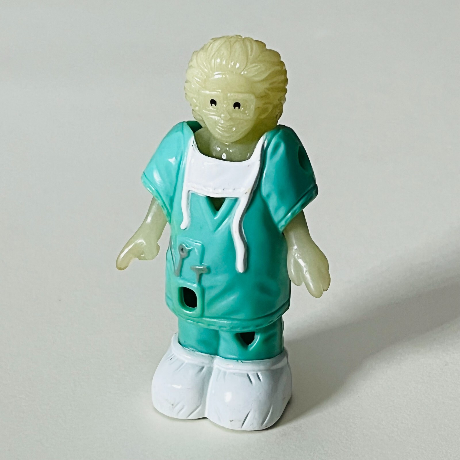 1995 Burger King Kids Club Toy Figure Glo Force 90s Glow Dark Doctor Glows