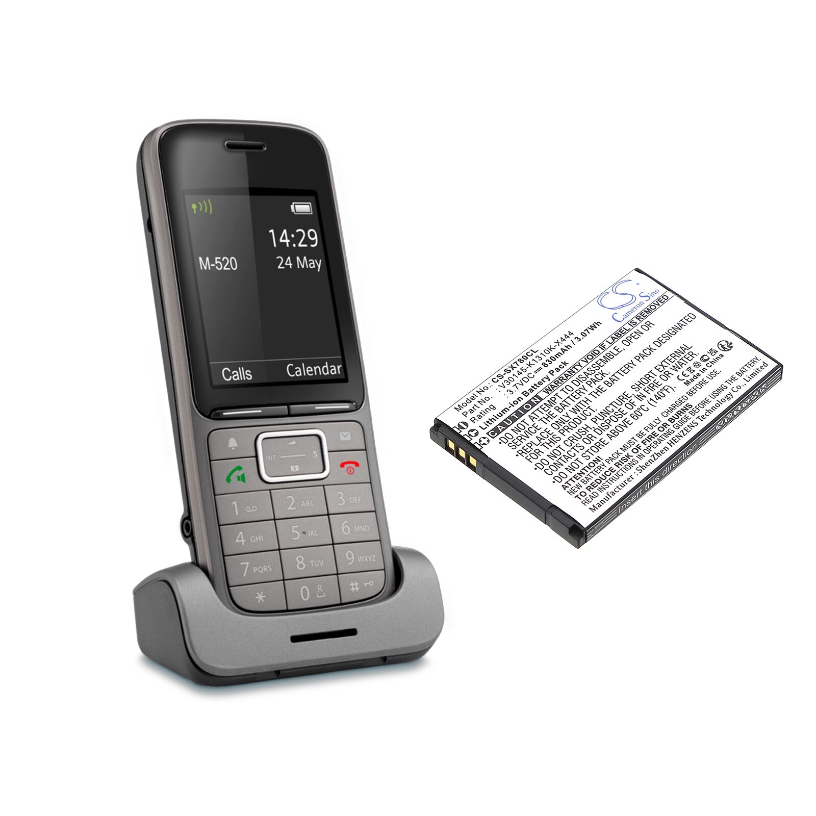 BATTERIE 830mAh Type V30145-K1310K-X444 For Siemens Gigaset SL788 SL78H SL800H