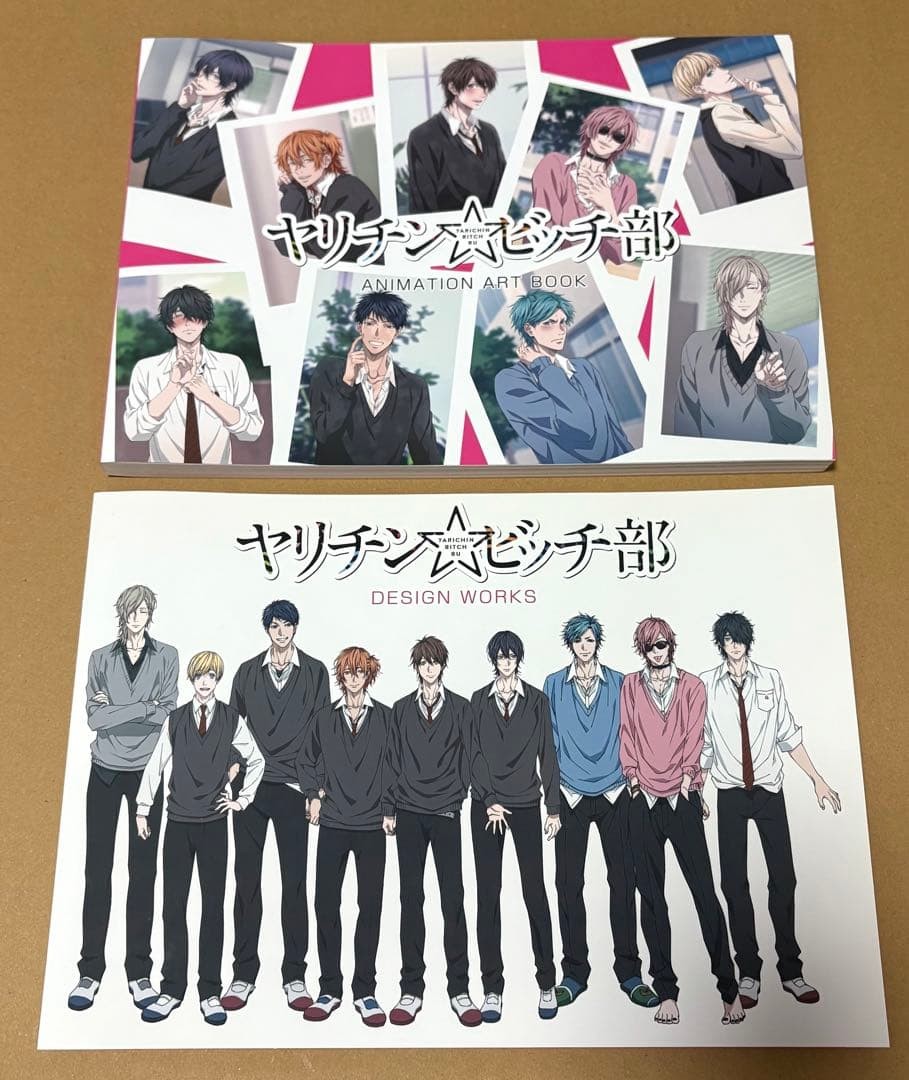 Yarichin Bitch Club Yaribu Animation Art Book Design Works A4 160P Full Color