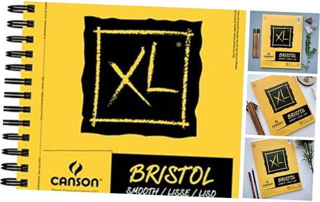 XL Series Bristol Paper - Smooth, Wirebound Pad 7x10 Side Wire, Smooth