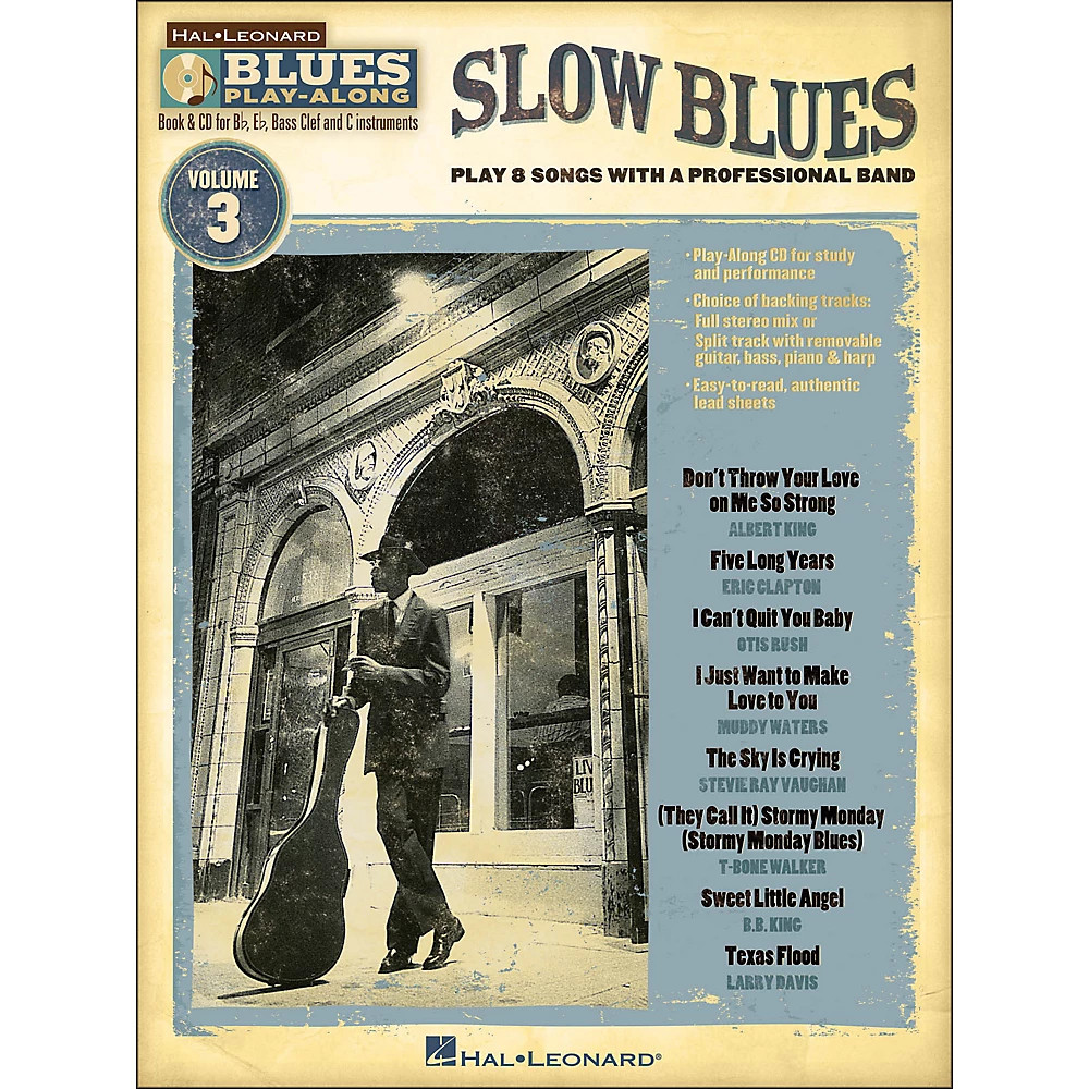Hal Leonard Slow Blues - PlayAlong Volume 3 Bk/CD