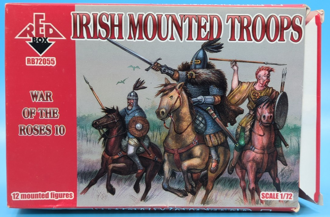 Red Box Irish Mounted Troops 1/72 War Roses RB72055 Cavalry