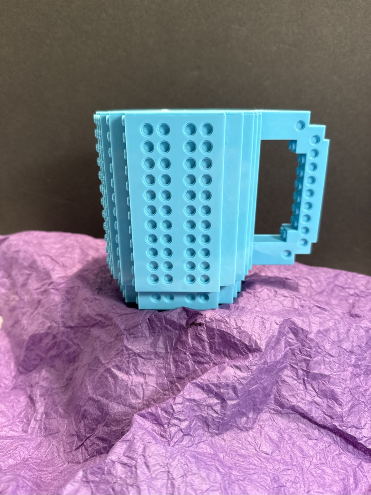 Lego Build On Brick Blue Coffee Mug 12 Ounce