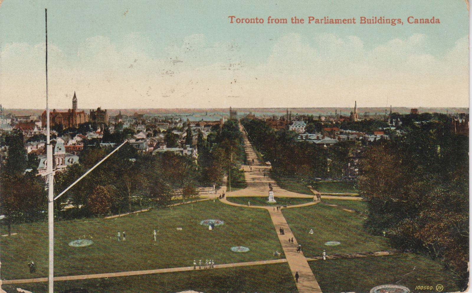 Toronto from the Parliament Buildings Canada The Valentine & Sons Co. Ltd