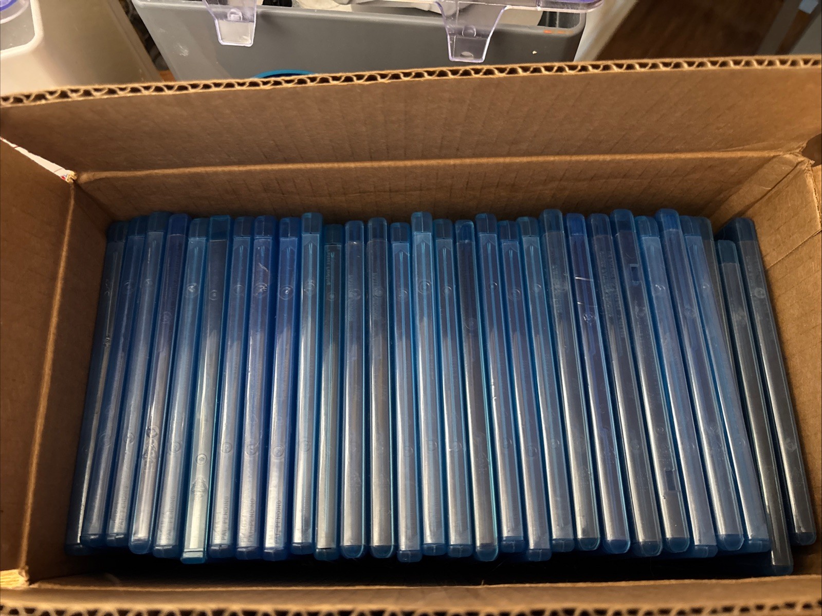 Lot of 30 Pre-Owned Blu-ray Single Capacity replacement cases (Holds 1 Disc)