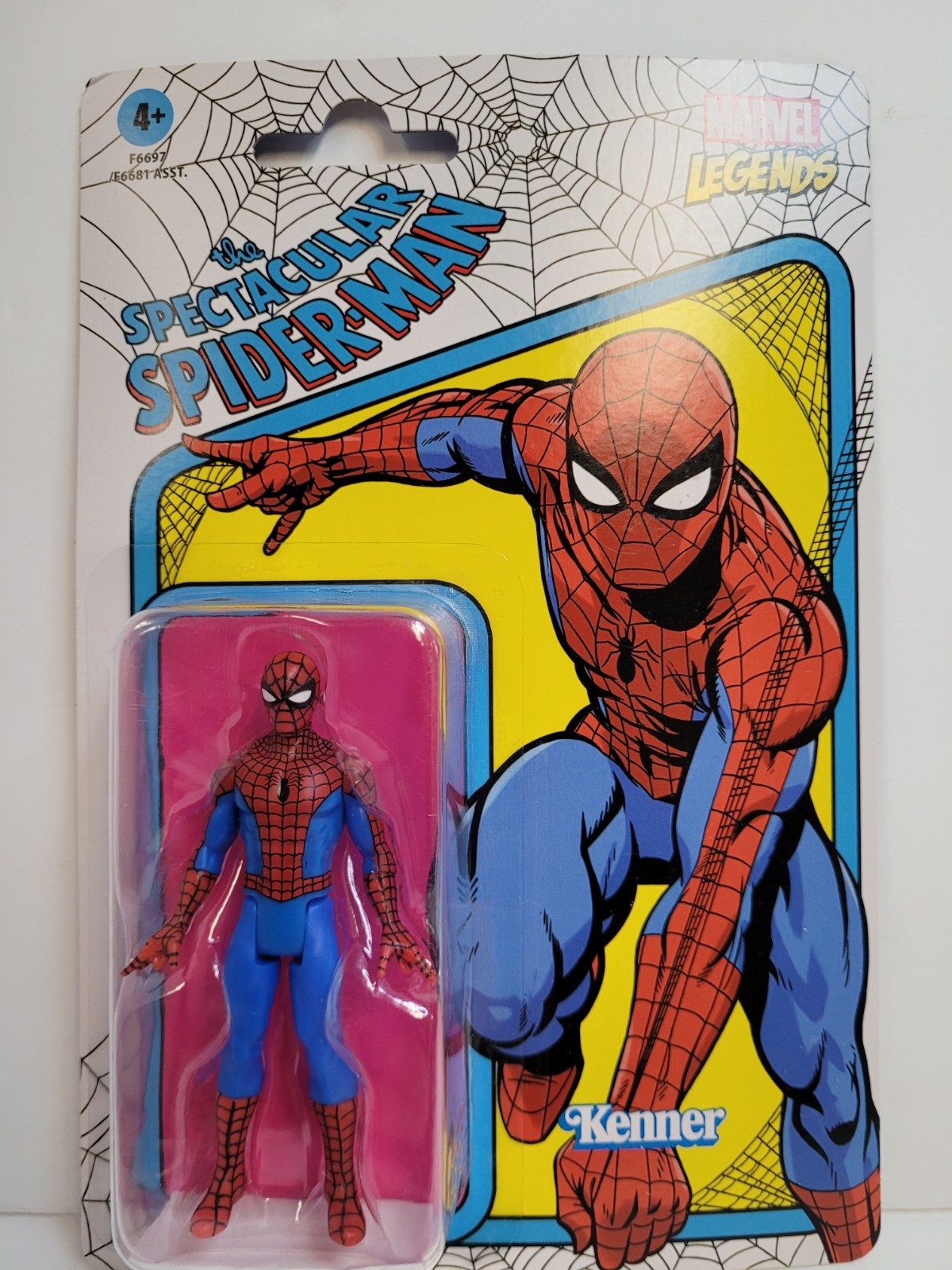 Marvel Legends Retro Collection Figurine The Spectacular Spider-Man 4.5in New