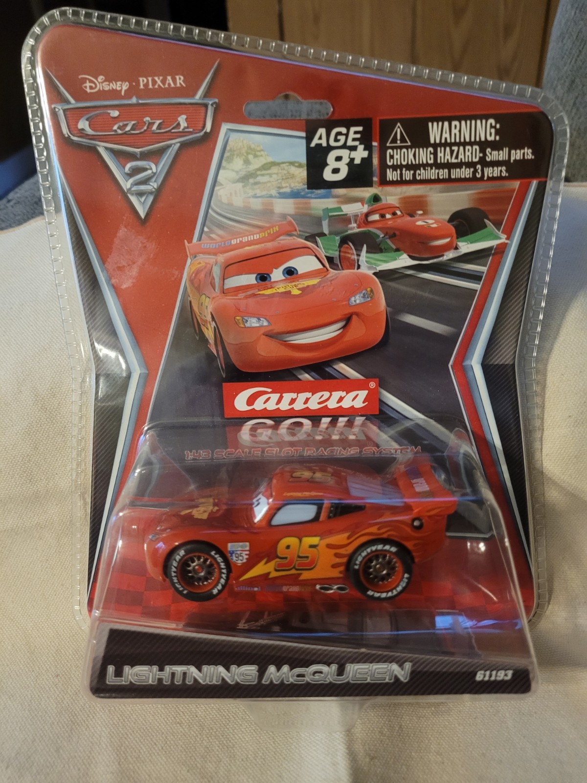 Carrera GO 61193  Disney Pixar Cars 2 "Lightning McQueen"  1:43 Slotcar NIP