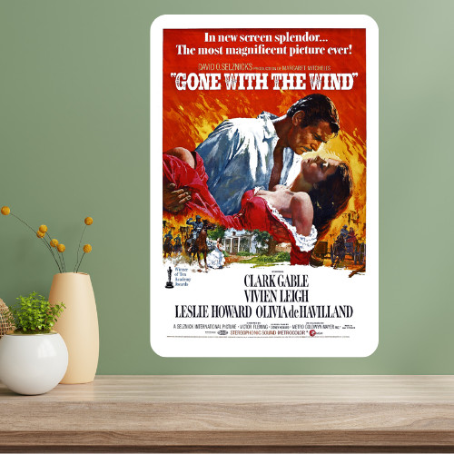 Gone with the Wind Classic Movie Metal Poster Sign