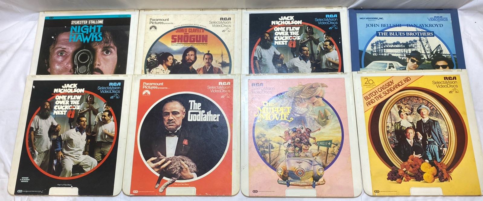 Lot Of 18 RCA Selectavision CED Videodisc Movies War Drama Comedy