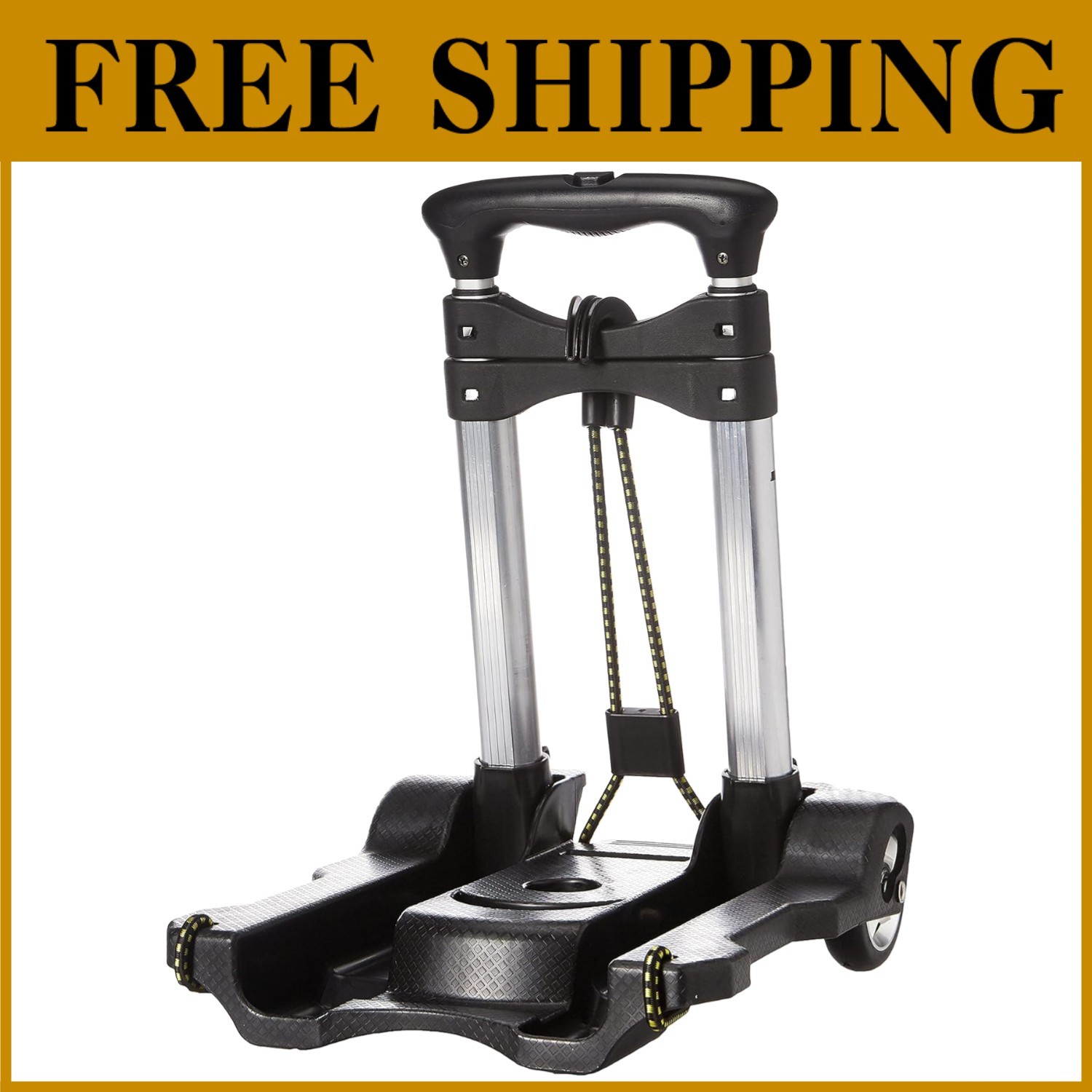 Compact Luggage Carrier - Folding Design, 70 lbs Capacity