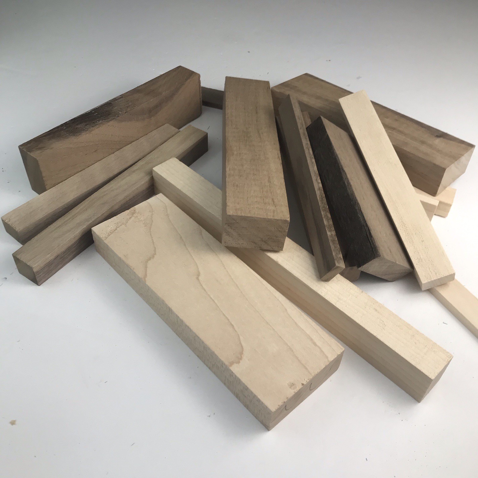 Wood Scraps For Arts And Crafts Raw Lumber Supplies Maple Walnut Lumber Lot 103