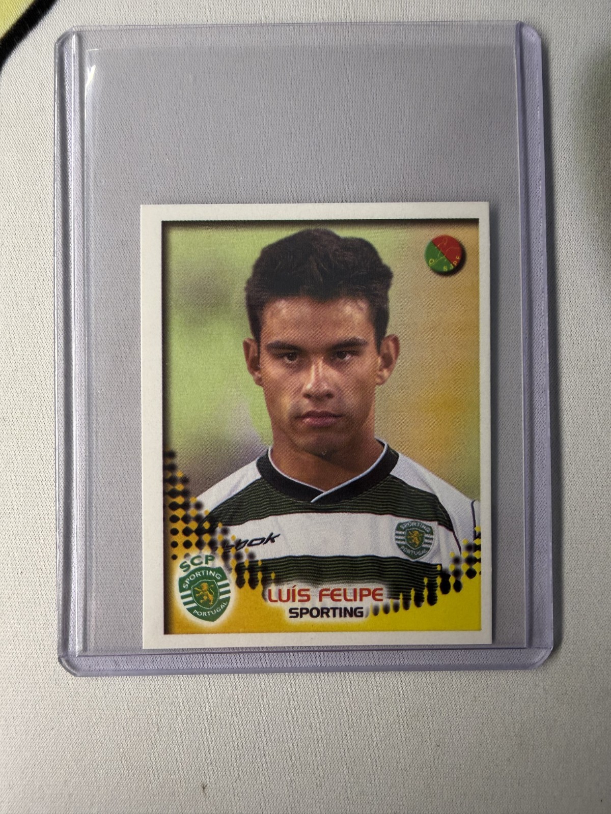 2002-03 Panini Futebol Soccer Luis Felipe Portugal Sticker 