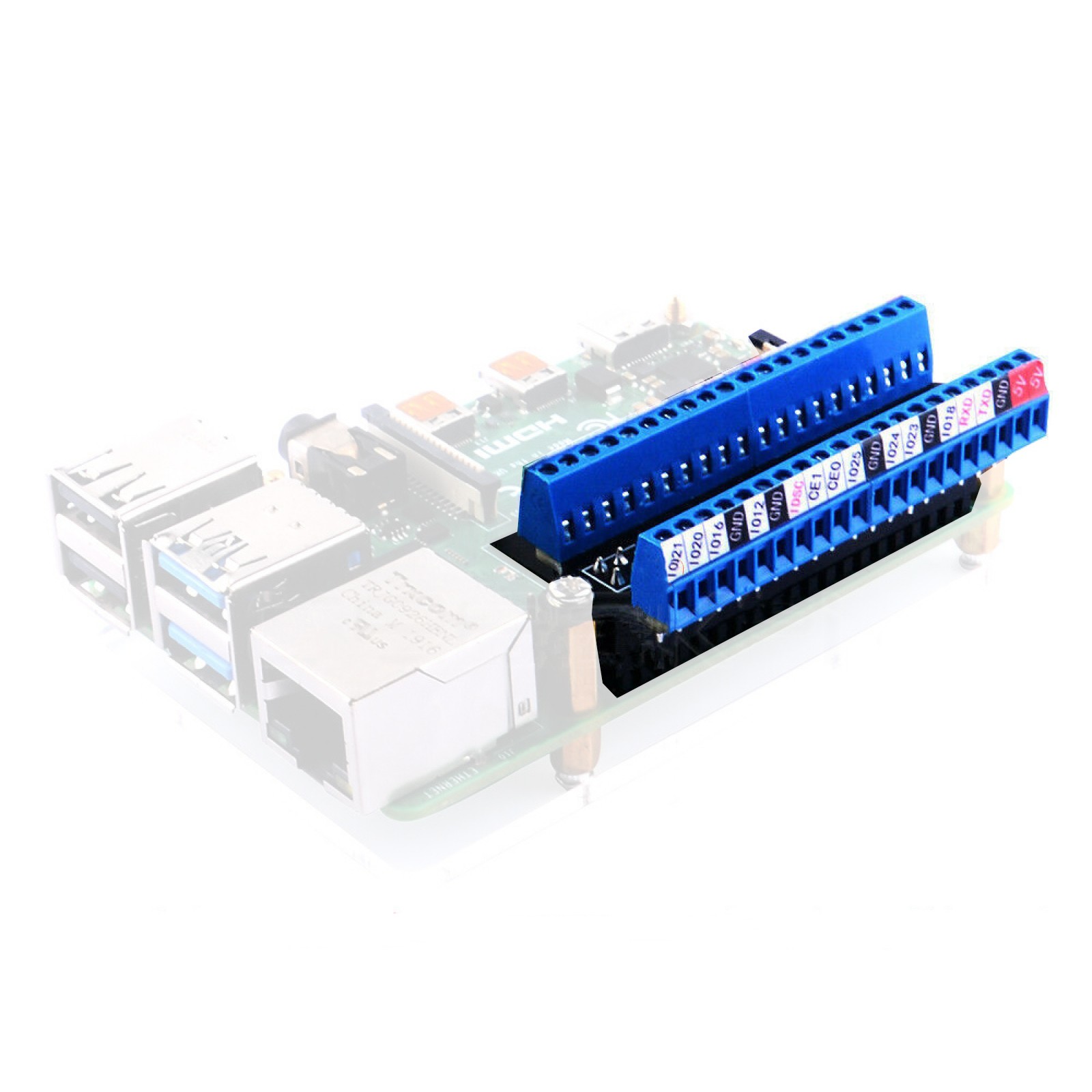 GPIO Screw Terminal Hat Expansion Board For Raspberry Pi 4B/3B+/3B/2B/Zero/ZeroW