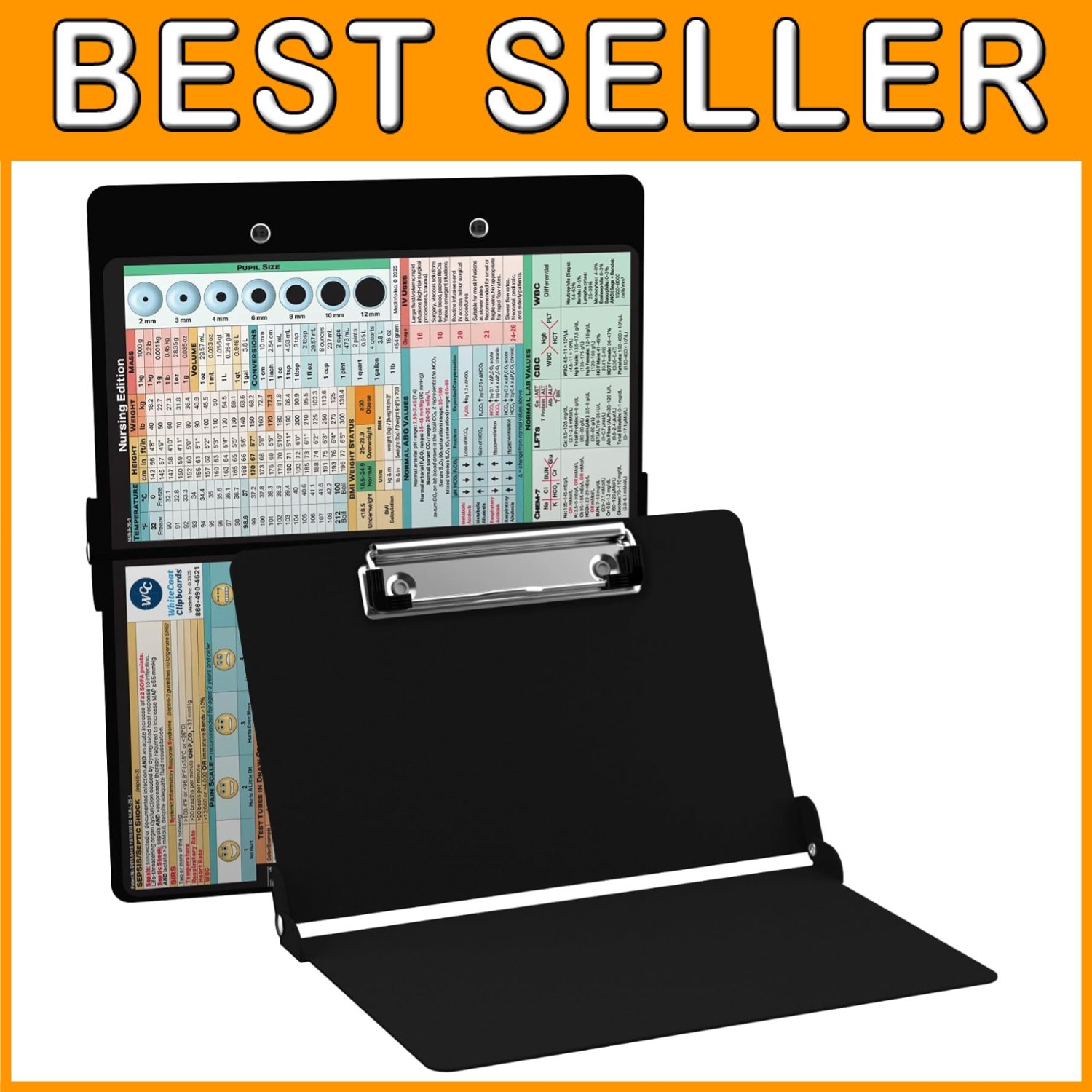 Portable Nursing Clipboard for Healthcare Pros