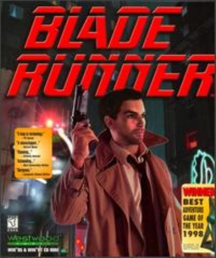 Blade Runner PC CD future Los Angeles detective synthetic movie based game! 1997