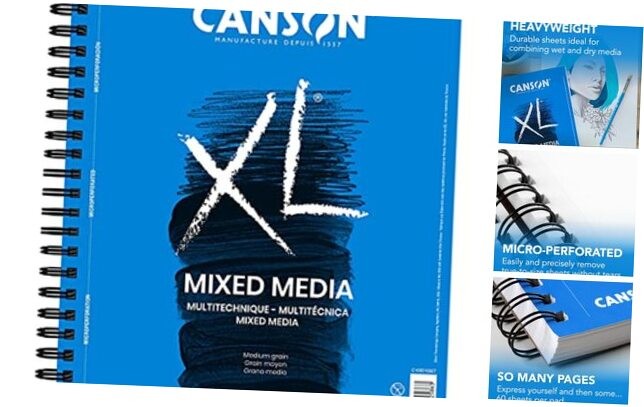 XL Series Pad 9x12 Side Wire Mixed Media Wire