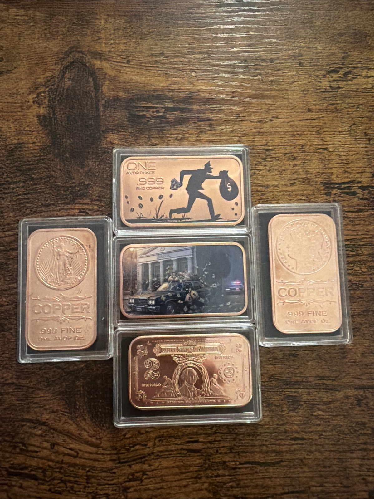 Copper 1oz Bars 