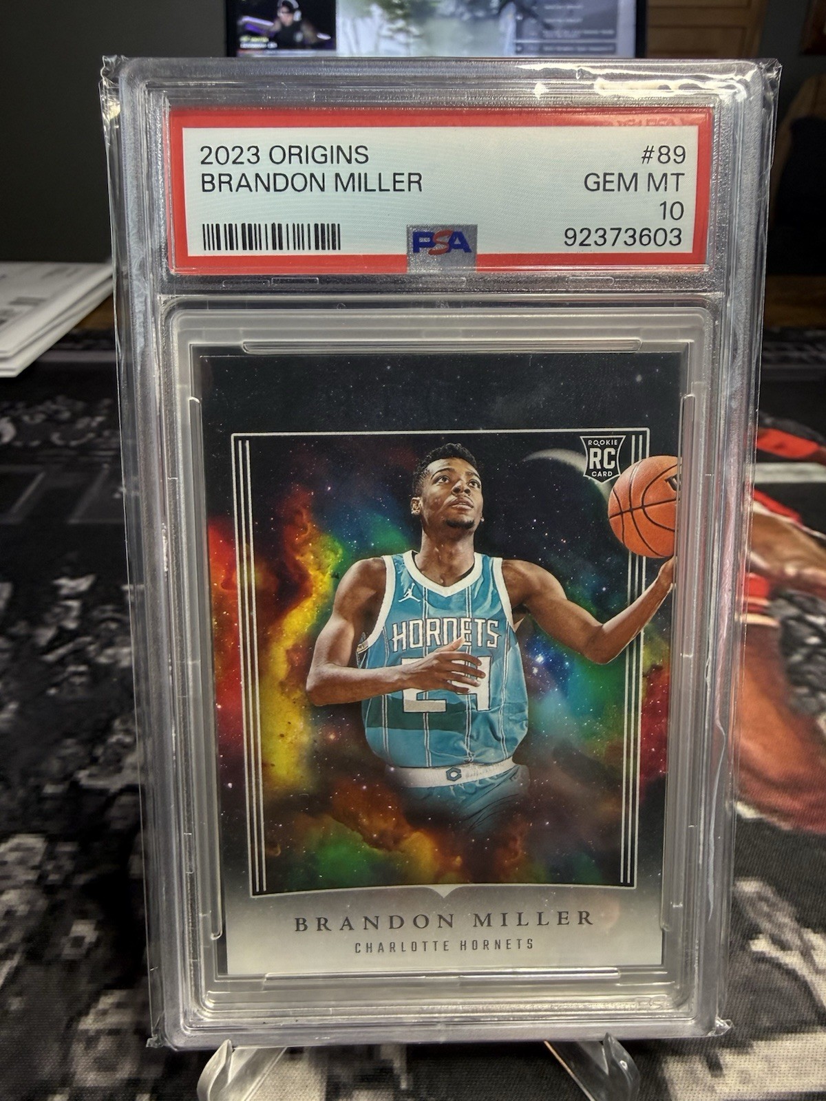 2023 Origins Brandon Miller RC PSA 10