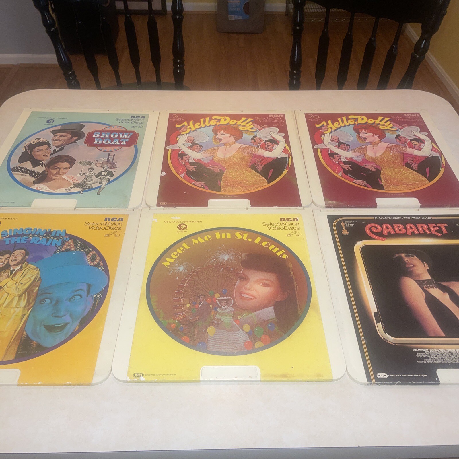 Lot Of 5 Video Disc Movies. Vntge. Musical Movie Lot. Hello Dolly, Cabaret