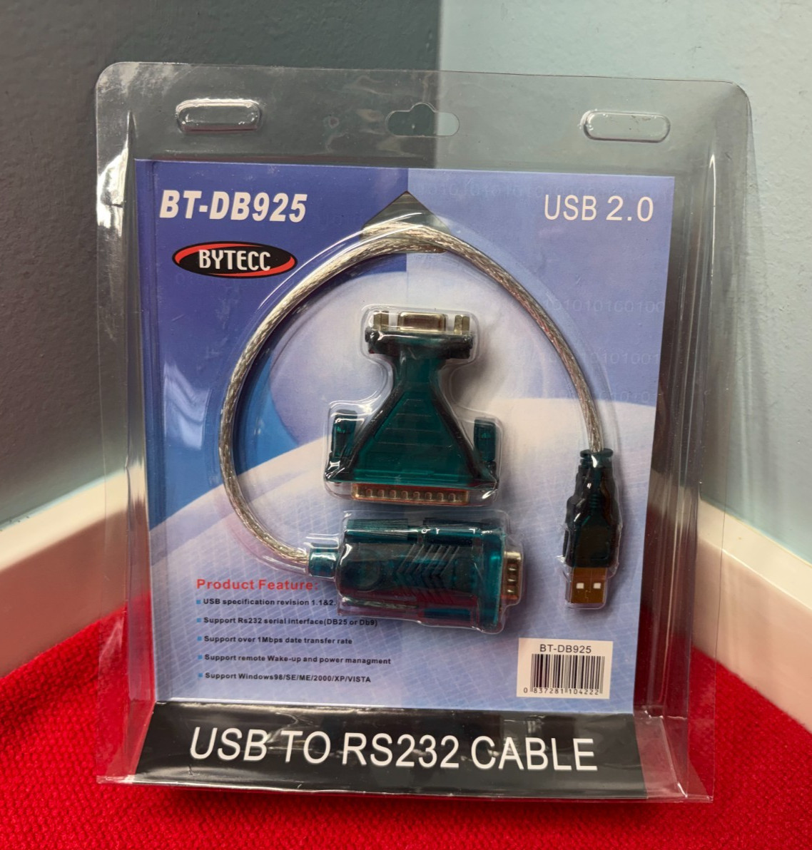 NEW BT-DB925 USB 2.0 USB to RS232 Cable