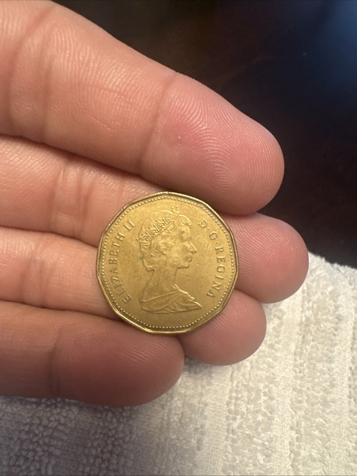 Canadian One Dollar Loonie Coin $1 Canada Elizabeth II D.G. Regina 1988 Circ