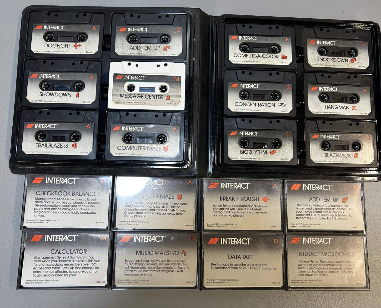 Large Lot of 20 Interact  Vintage Video Cassettes Lot #2