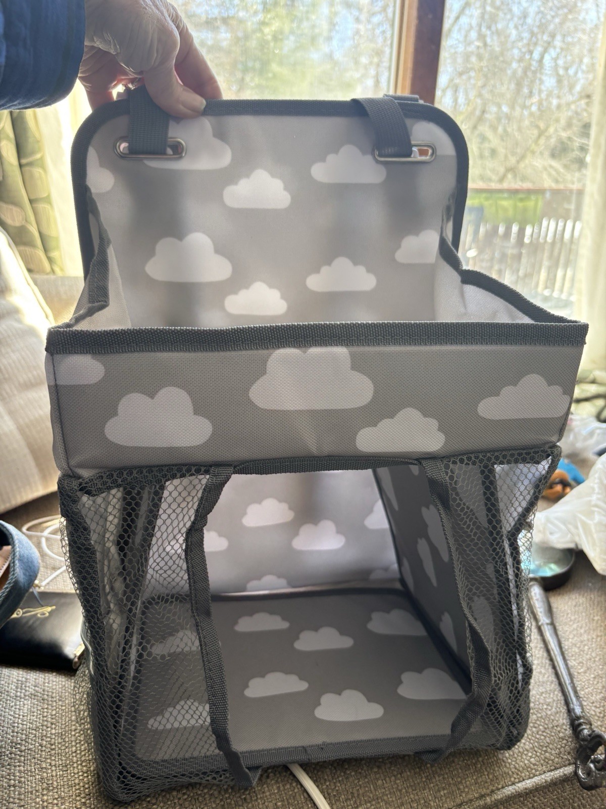 Babywards Hanging Diaper Caddy Nursery Organizer Crib, Wall, Changing Table