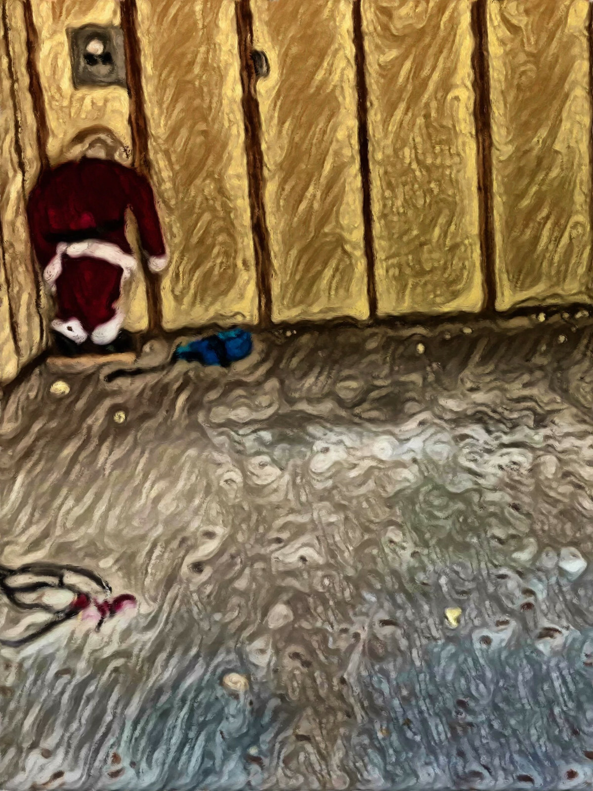 Bad Santa Digital Art NFT created by Griffin 1/1