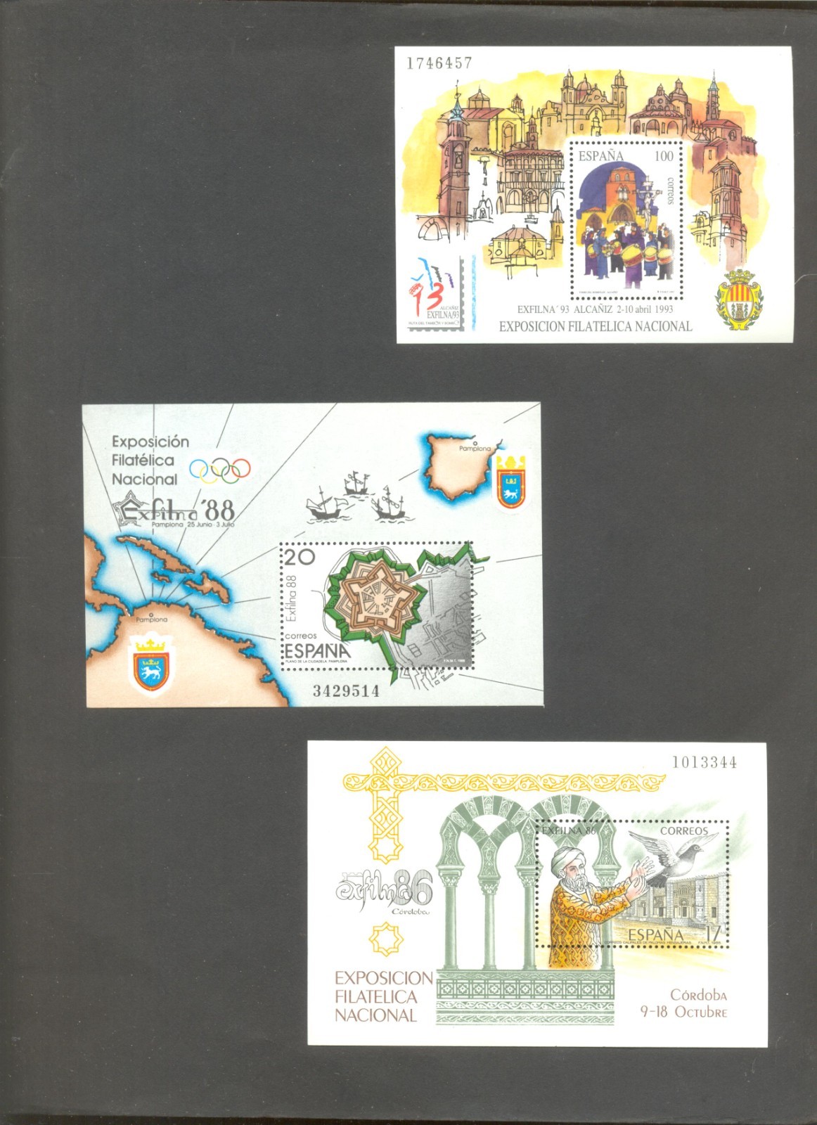 Spain Block Lot 1980s (1) MNH