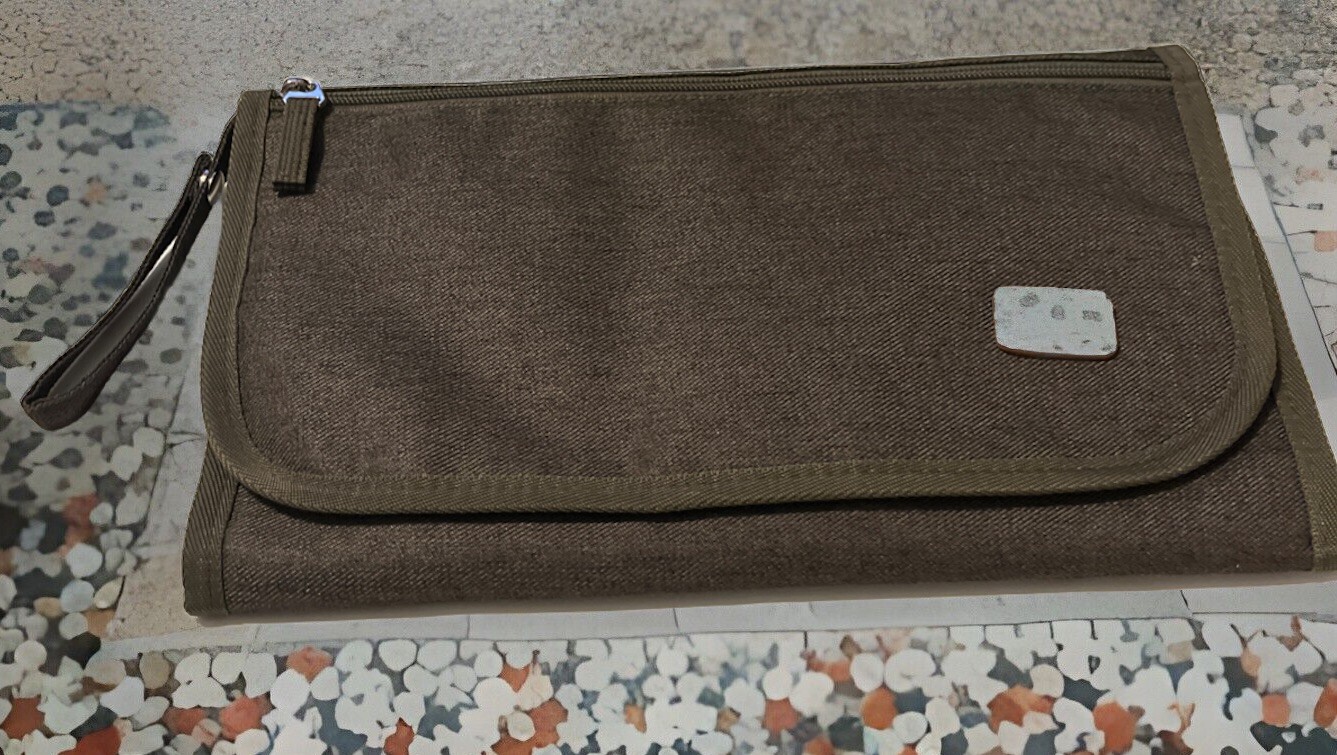 Dikaslon Diaper Bag Portable Pad for Changing. Lightweight, Carrying Strap