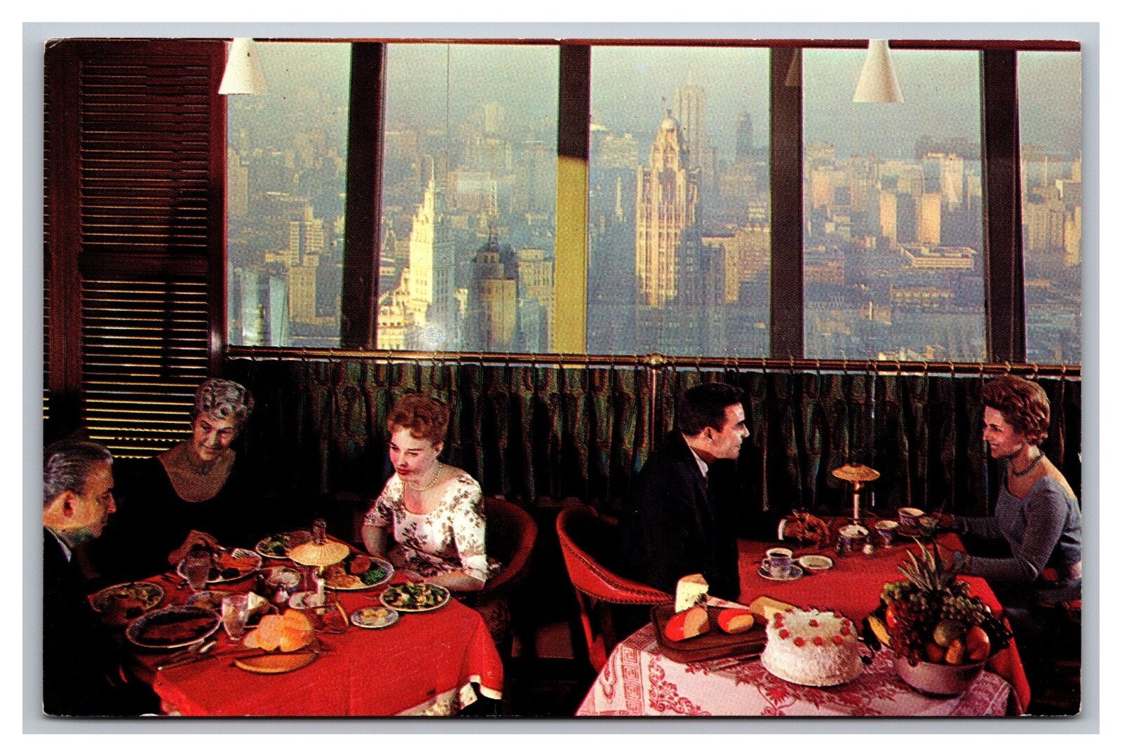 Chicago IL Illinois Stouffer's Top of the Rock Prudential Building Postcard