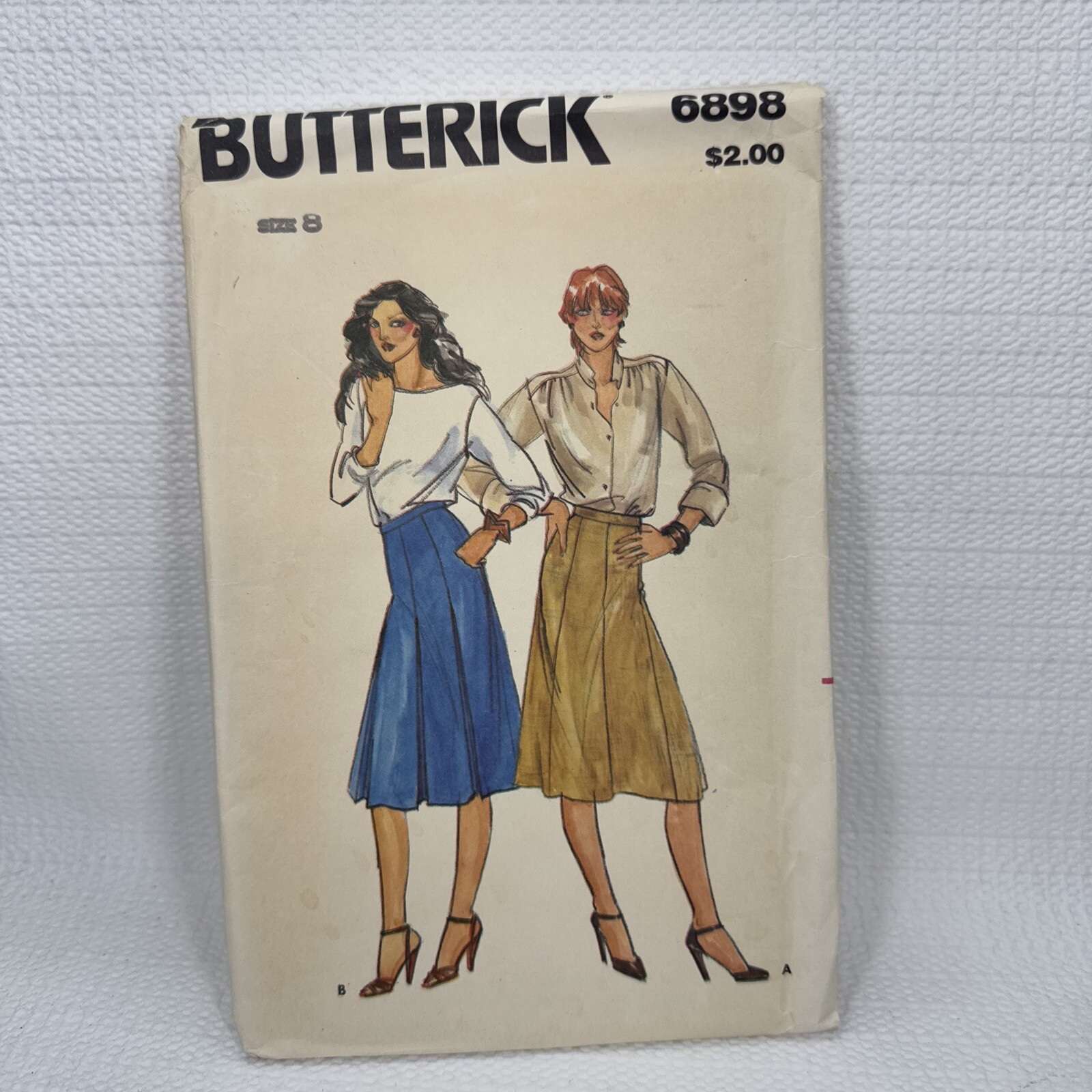 Butterick 6898 Misses Skirt Pattern 8 *Uncut